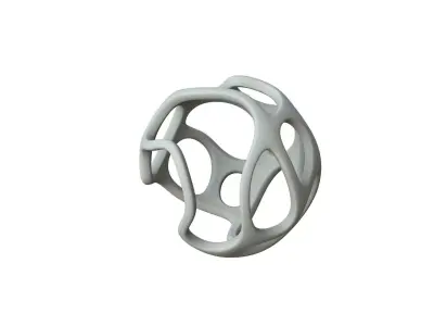 SciFi Cube Object No 19113 Low Poly Shape Texture