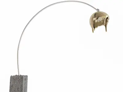 Floor lamp Candy Curve 3D model