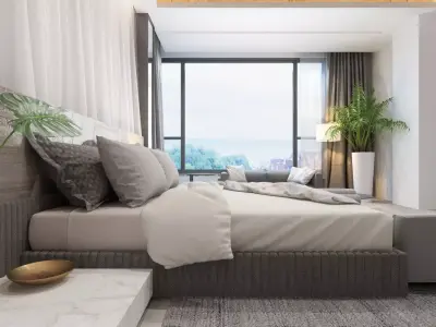 Hotel Bedroom  3D model