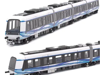 Hitachi Rail Driverless Metro Thessaloniki 3D model