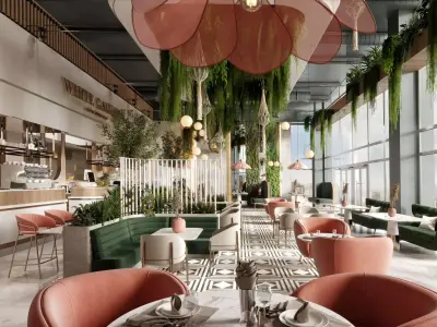 Coffee House 3D model