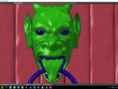 door knocker Free low-poly 3D model