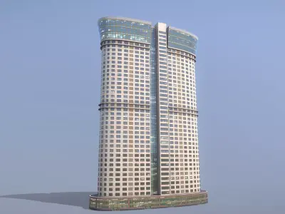 MSK Building 63 Low-poly 3D model