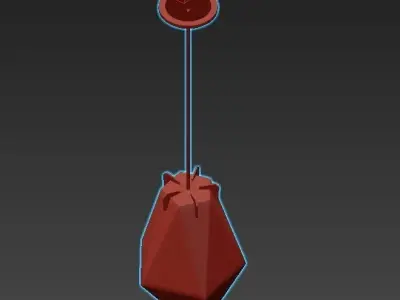 Gabriel Scott Briolette Pendant 3D model