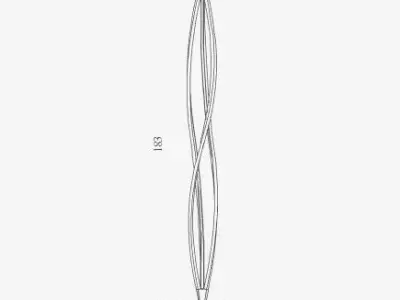 Modern Floor Lamp 3D model order