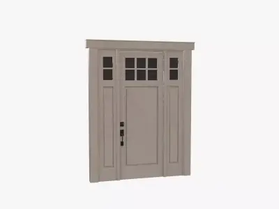 Door 04 Low-poly 3D model purchase