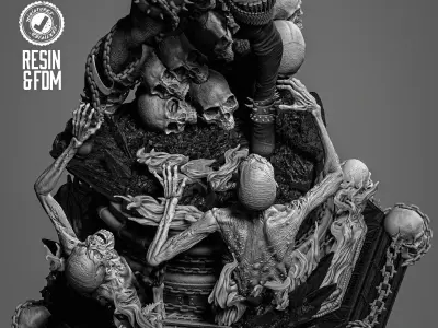 B3DSERK She Spawn Sculpture 3D print model