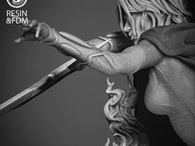 Wicked Marvel Quasar Poster Bust 3D 3D print model