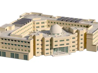 JSS International School Dubai Jumeirah Village 3D model