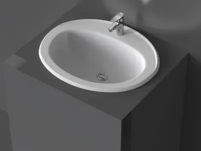 Basin Sink 49 3D model