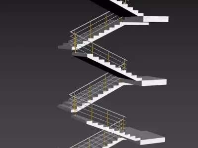 Stairs Free 3D model