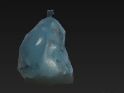 Trash bags Low-poly 3D model