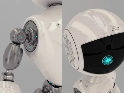 Robot Rigged 3D model