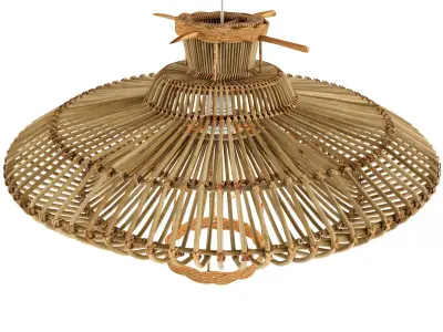 Rattan lamp bamboo 29 3D model