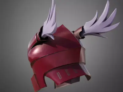 Overlord Shalltear Bloodfallen Helmet for Cosplay 3D print model