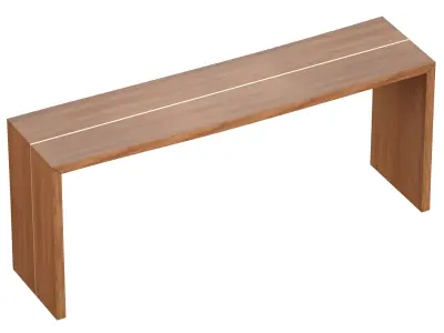 Montana 72x18 Live Edge Console Table Crate and Barrel 3D model