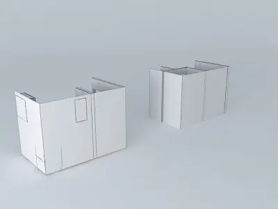 Bath Laundry Area Free 3D model