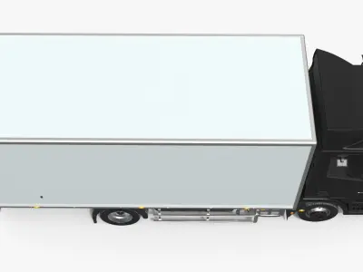  Iveco EuroCargo Box Truck Simplified 