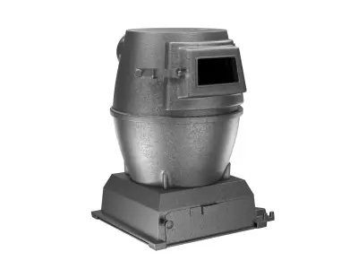 Cast Iron Wood Stove  3D model