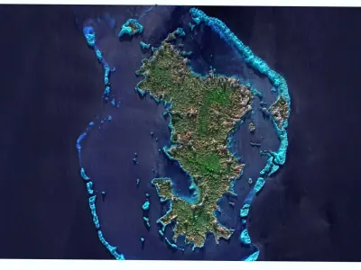 Mayotte Islands 3D model