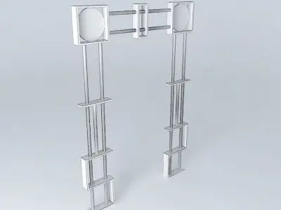 Decorative door way 3D model