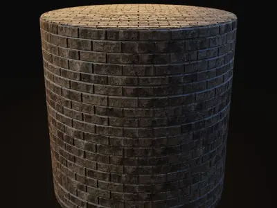 Old Francisco White Mortar Running and Stack Bricks Texture Texture