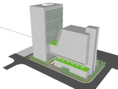 vacation spot-Resort-Fashion Leisure Hotel-0130 3D model
