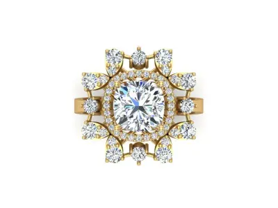 Jewelry ring 376 3D print model