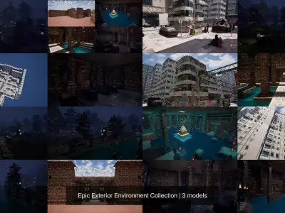 Epic Exterior Environment Collection 3D Model Pack