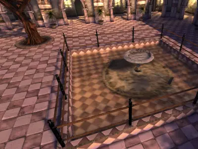 Villa Toscana Low-poly 3D model