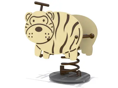 Tiger Rider Playground Low-poly 3D model