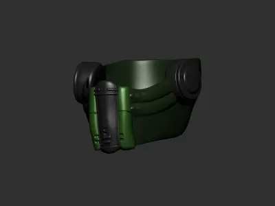 helmet high poly sculpt 3d printable  3D model 76
