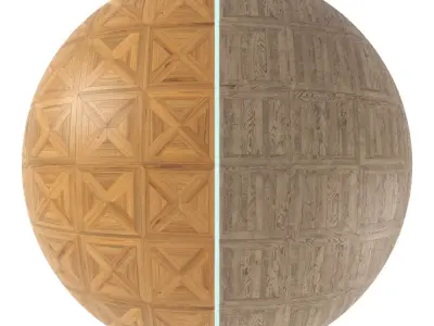 Parquet - Laminate - Wooden floor 2 in 1 3D model get
