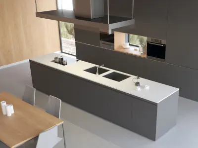 Corona - C4D Scene files - Minimalist Kitchen Interior Scene 3D model