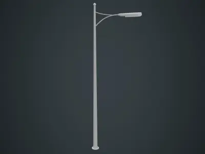 Street Light 5A Low-poly 3D model