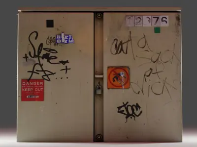 Large Electrical Box 1 3D model