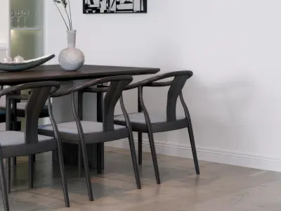 Modern decoration style 3D model