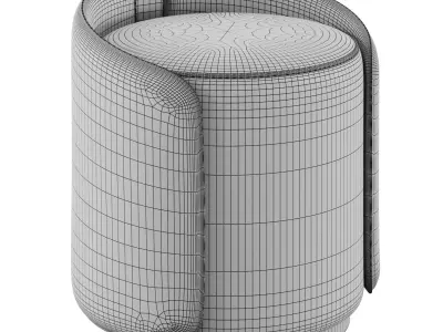 Suite Pouf By Capital Collection 3D model