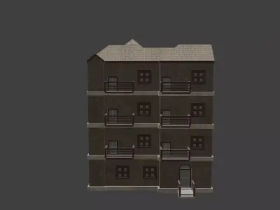 House Model 50 Low-poly 3D model