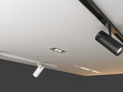 Ceiling Lights - House Pack 3D Models 3D model