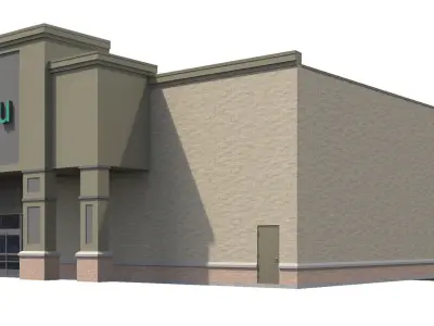 Retail-052 Retail Store 3D model