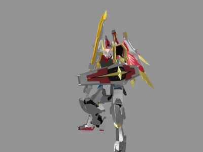 The Mecha Attacker 16 3D model