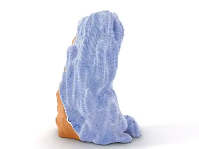 Rugged Sandstone Cliff model pack Low-poly 3D model