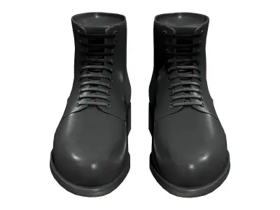 Mens Regency Shoes Low-poly 3D model