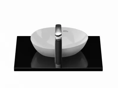 TOTO Kiwami Asymmetrical Vessel Lavatory  3D model