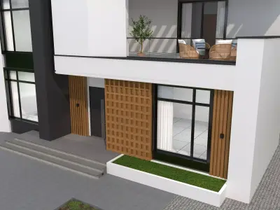 House Exterior 3D model 4