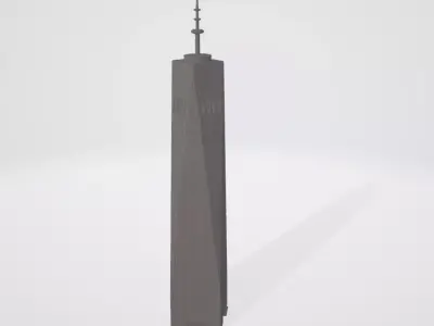 One World Trade Center Freedom Tower Model - 3D Printable 3D print model