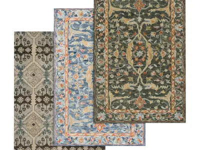 Rug Set 44 3D model