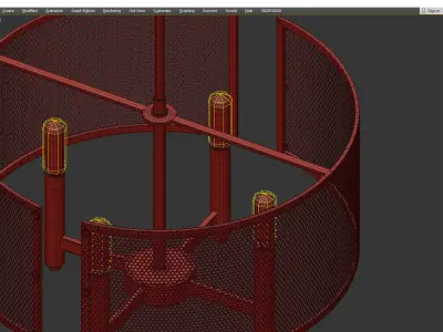 SCOTT S ADDITION CHANDELIER Low-poly 3D model