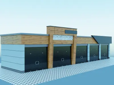 magazine  shop  store 3D model